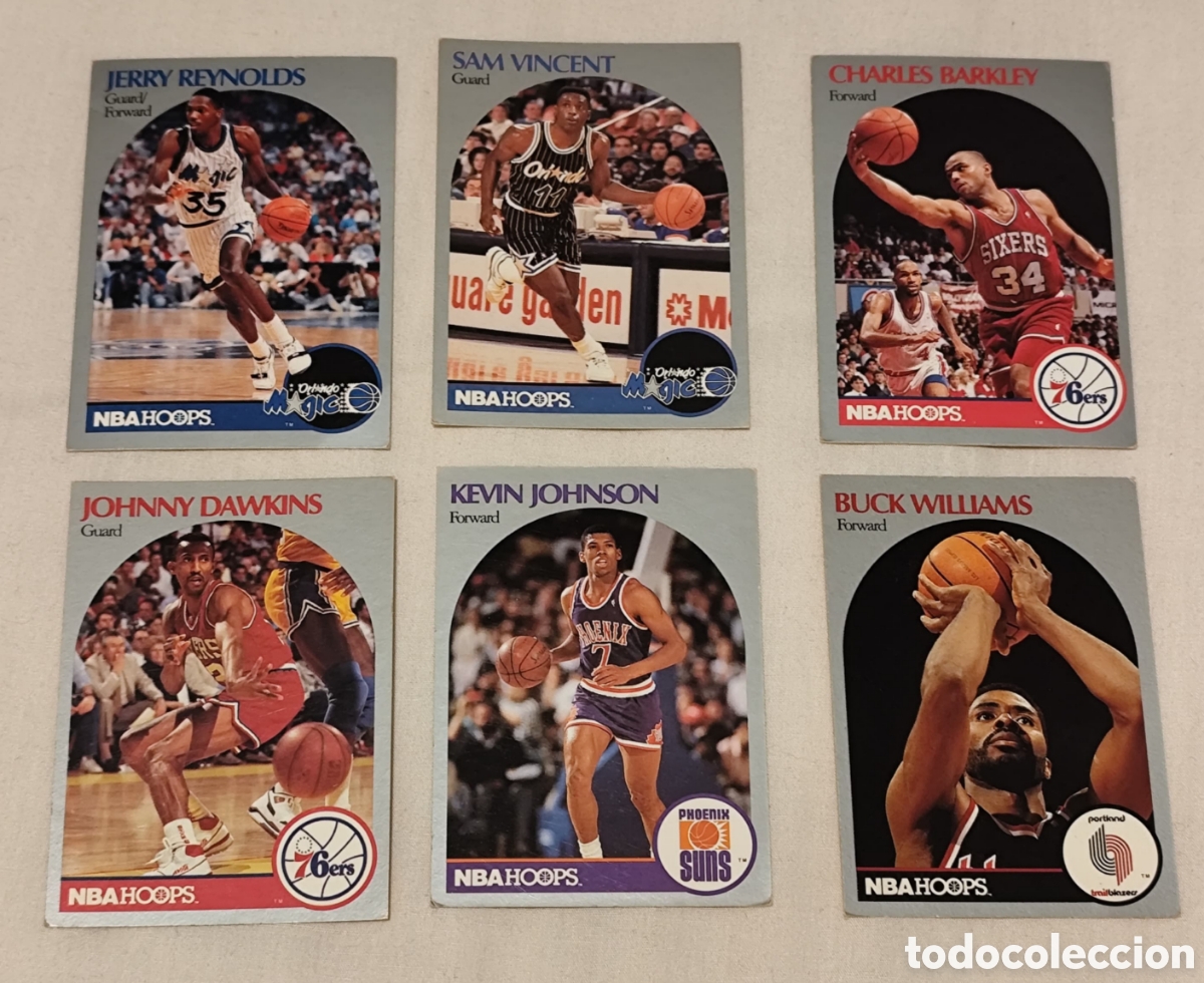 Coleccionismo cromos antiguos: Cromos NBA 1990 NBAhoops - Foto 5