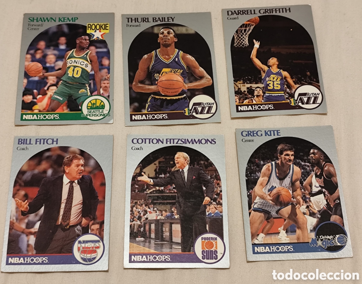 Coleccionismo cromos antiguos: Cromos NBA 1990 NBAhoops - Foto 6