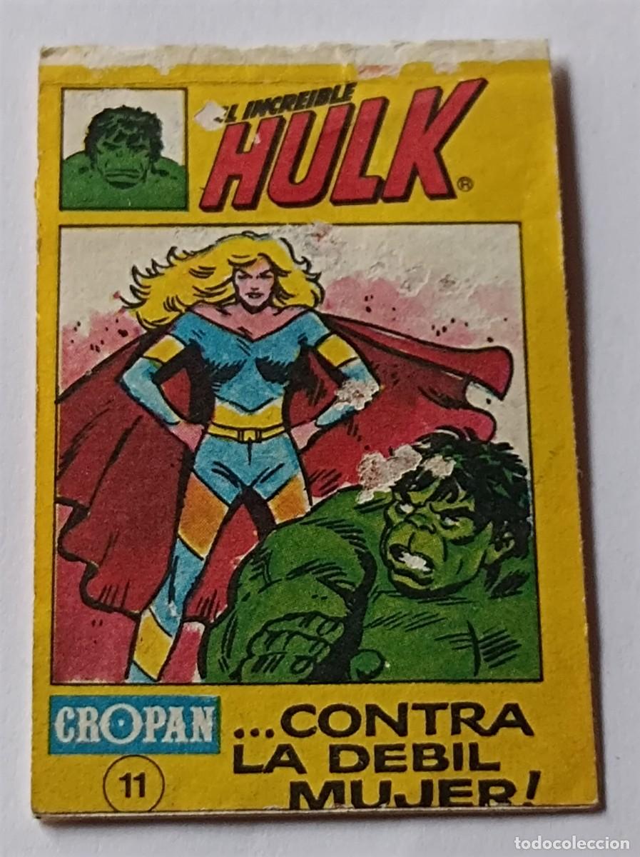 Coleccionismo cromos antiguos: CROMO MINI COMIC CROPAN EL INCREIBLE HULK N&ordm; 11 - Foto 1