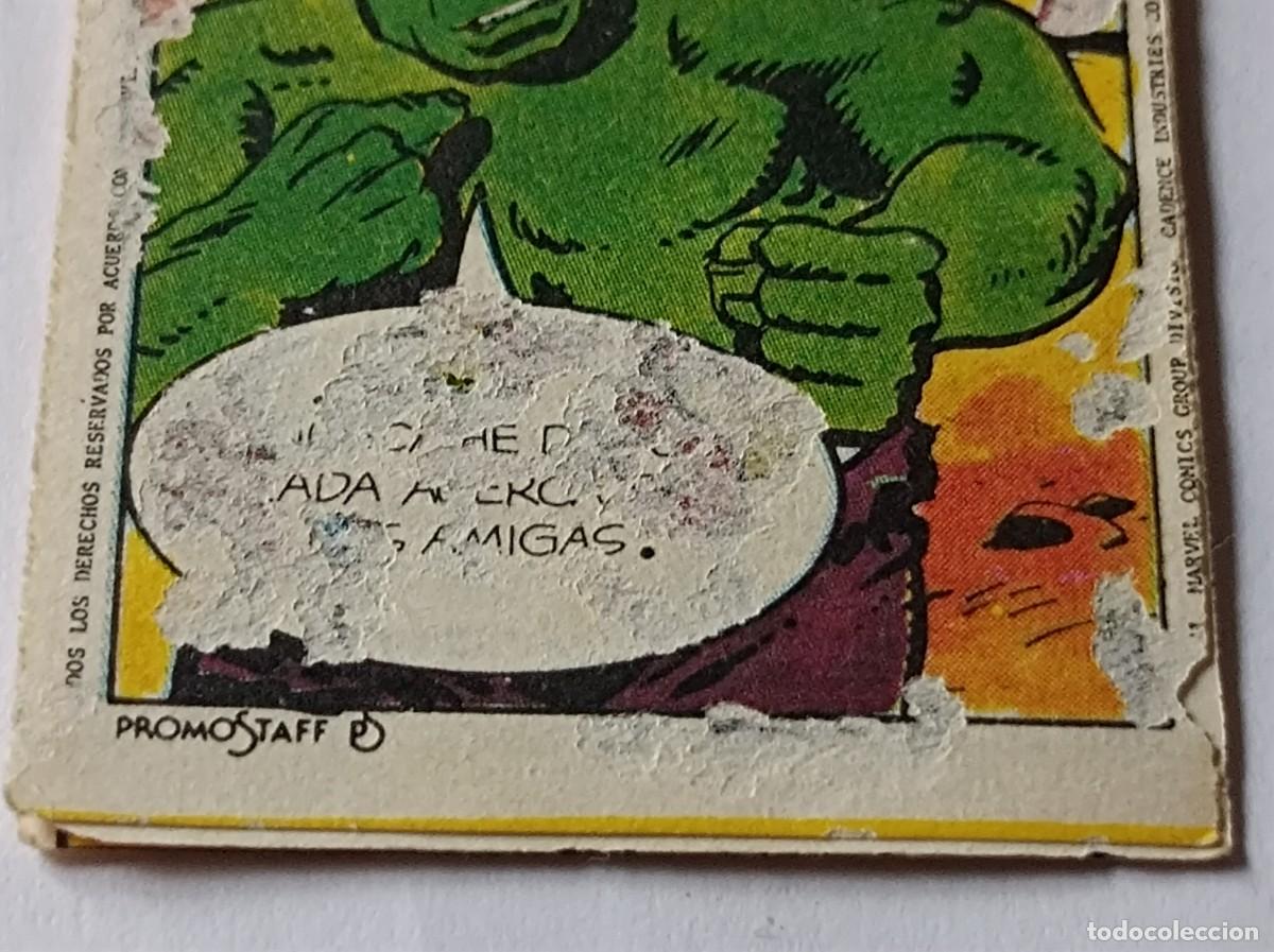 Coleccionismo cromos antiguos: CROMO MINI COMIC CROPAN EL INCREIBLE HULK N&ordm; 11 - Foto 15