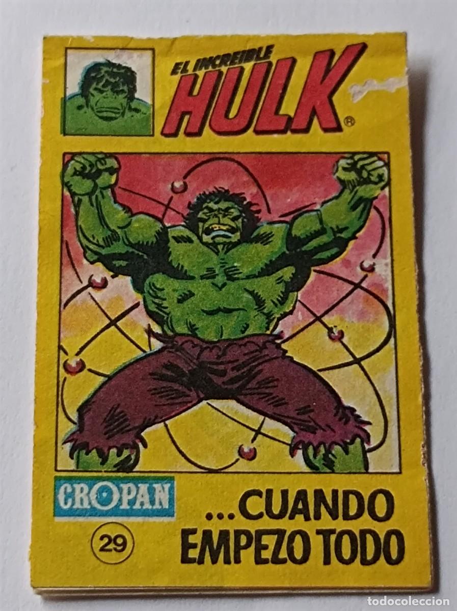 Coleccionismo cromos antiguos: CROMO MINI COMIC CROPAN EL INCREIBLE HULK N&ordm; 29 - Foto 1