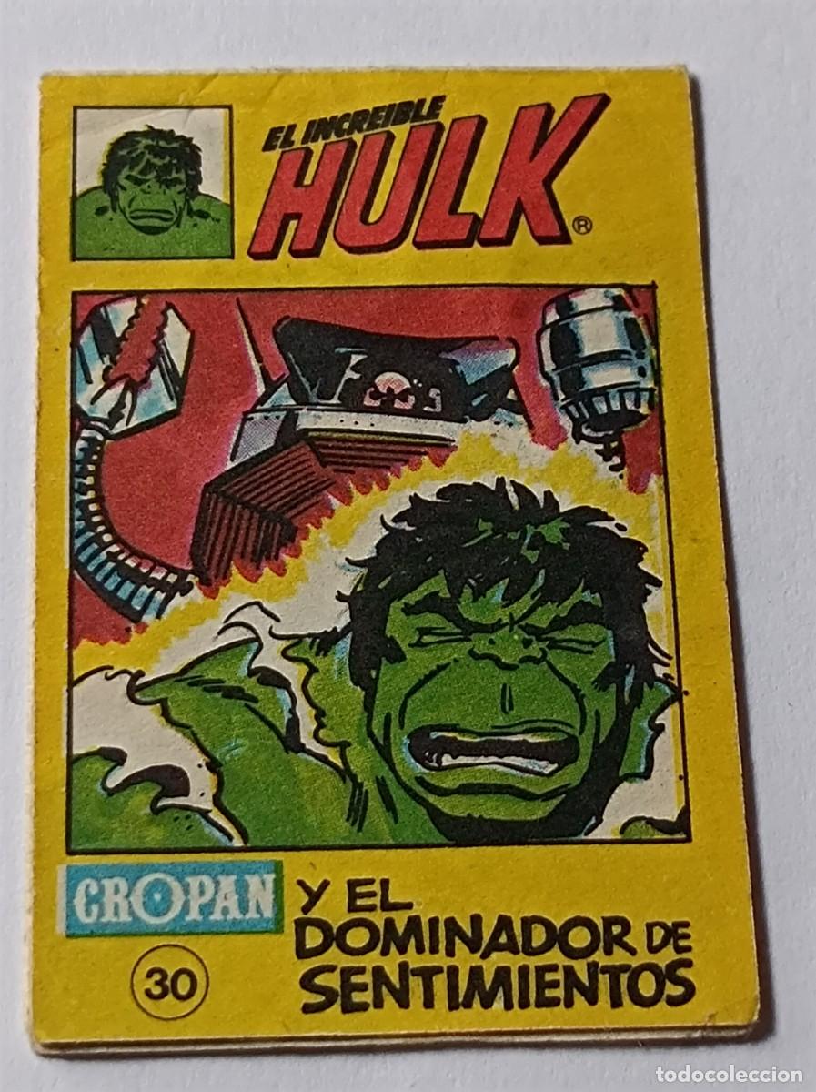 Coleccionismo cromos antiguos: CROMO MINI COMIC CROPAN EL INCREIBLE HULK N&ordm; 30 - Foto 1