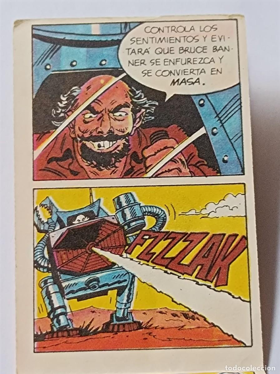 Coleccionismo cromos antiguos: CROMO MINI COMIC CROPAN EL INCREIBLE HULK N&ordm; 30 - Foto 4