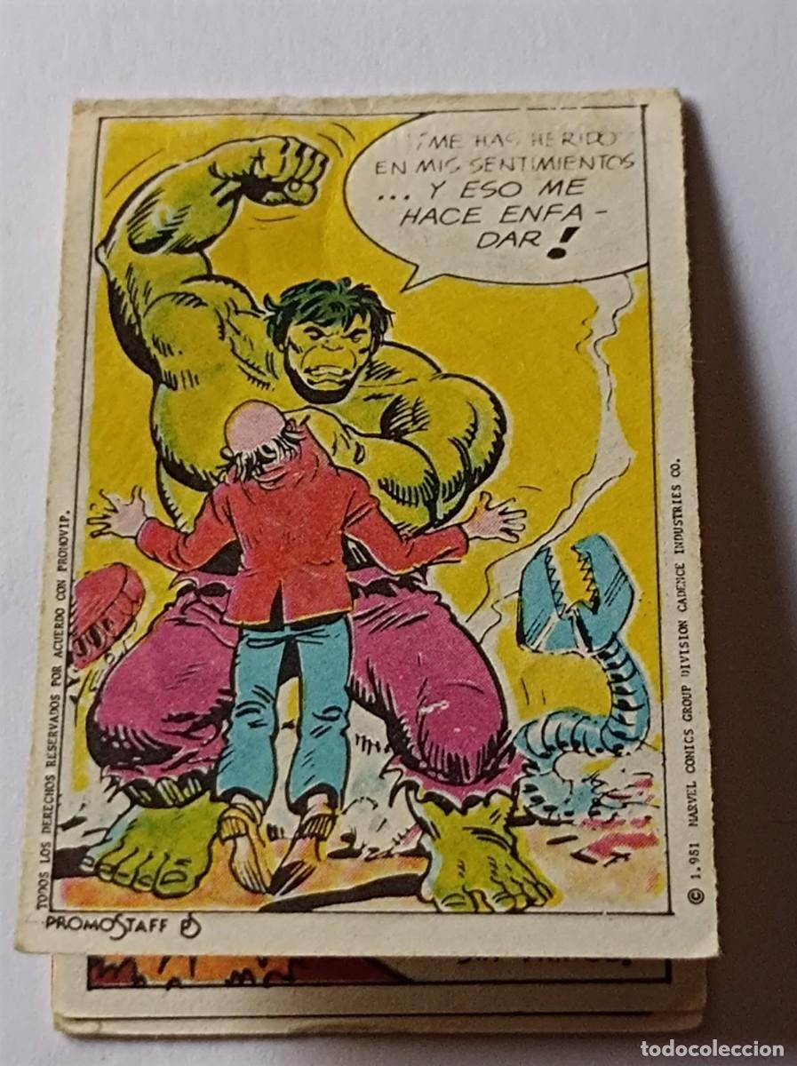 Coleccionismo cromos antiguos: CROMO MINI COMIC CROPAN EL INCREIBLE HULK N&ordm; 30 - Foto 8