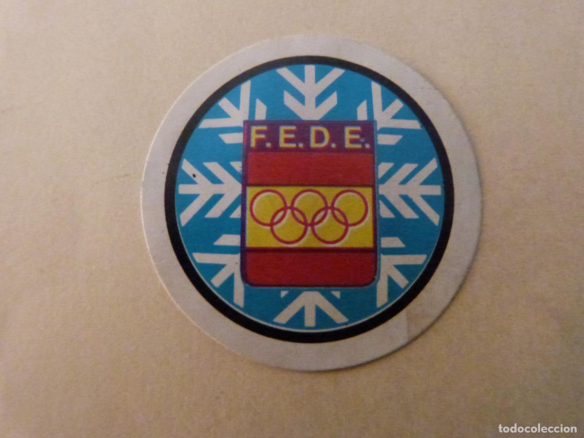 Coleccionismo Cromos antiguos: CROMO DE FEDERACION ESPA&Ntilde;OLA DE ESQUI DESPEGADO N&ordm; 356 A&Ntilde;O 1972 DEL ALBUM TODO DE BRUGUERA