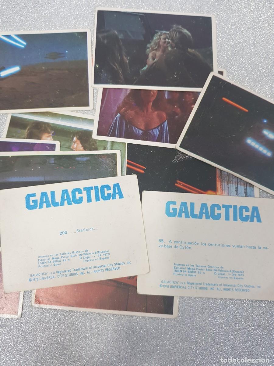 Coleccionismo cromos antiguos: Lote de cromos GALACTICA 1978 - Foto 2