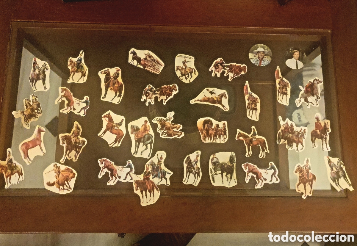Coleccionismo Cromos antiguos: CROMOS ADHESIVOS NUEVOS DEL ALBUM FURIA CABALLOS EN ACCION PANRICO