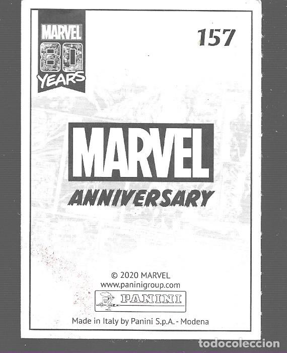 Coleccionismo cromos antiguos: CROMO DE MARVEL 80 YEARS PANINI MARVEL ANNIVERSARY N&ordm; 157 - Foto 2