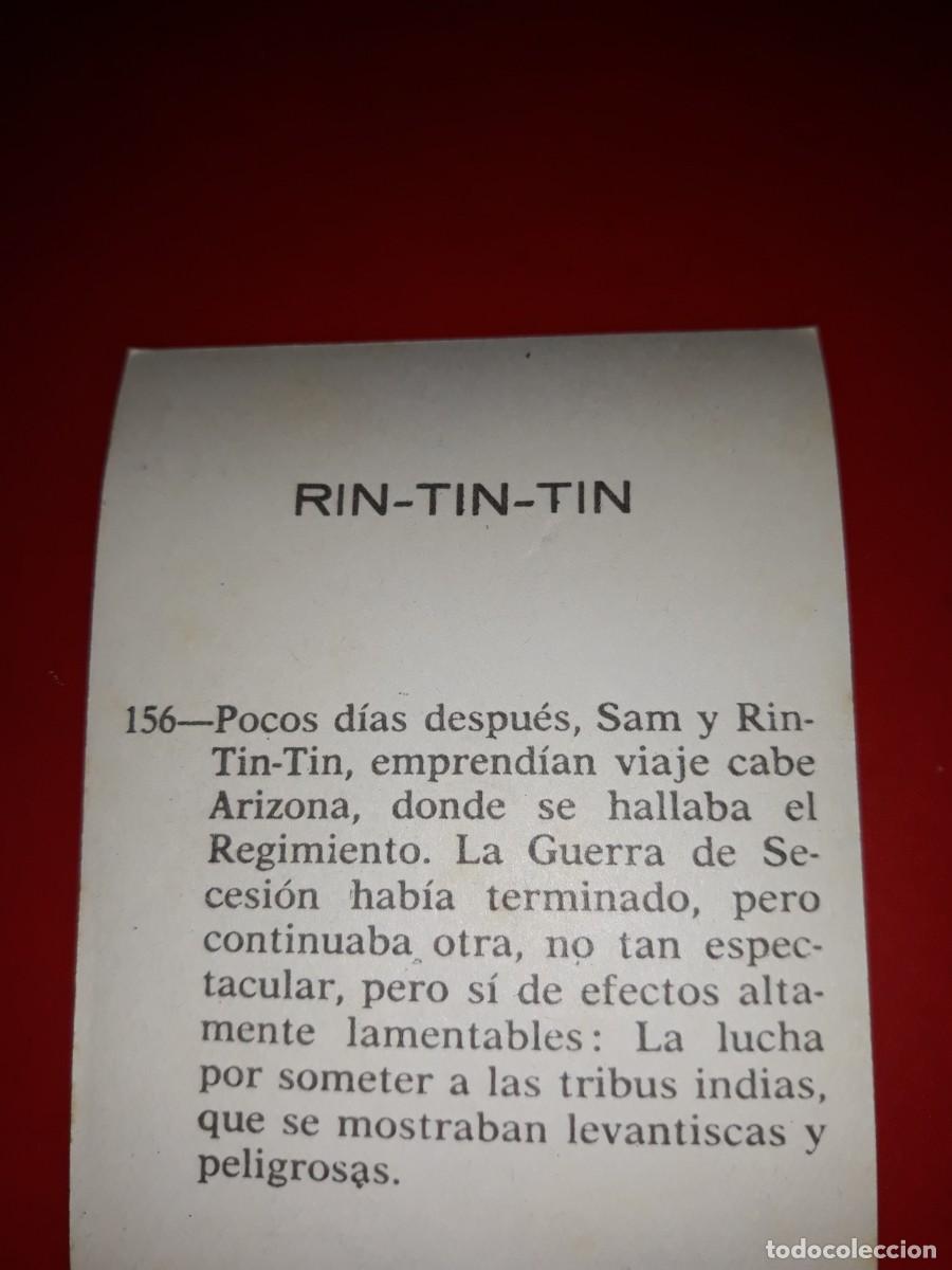 Coleccionismo cromos antiguos: RIN TIN FIN cromo # 156 Editorial Marco - Foto 2