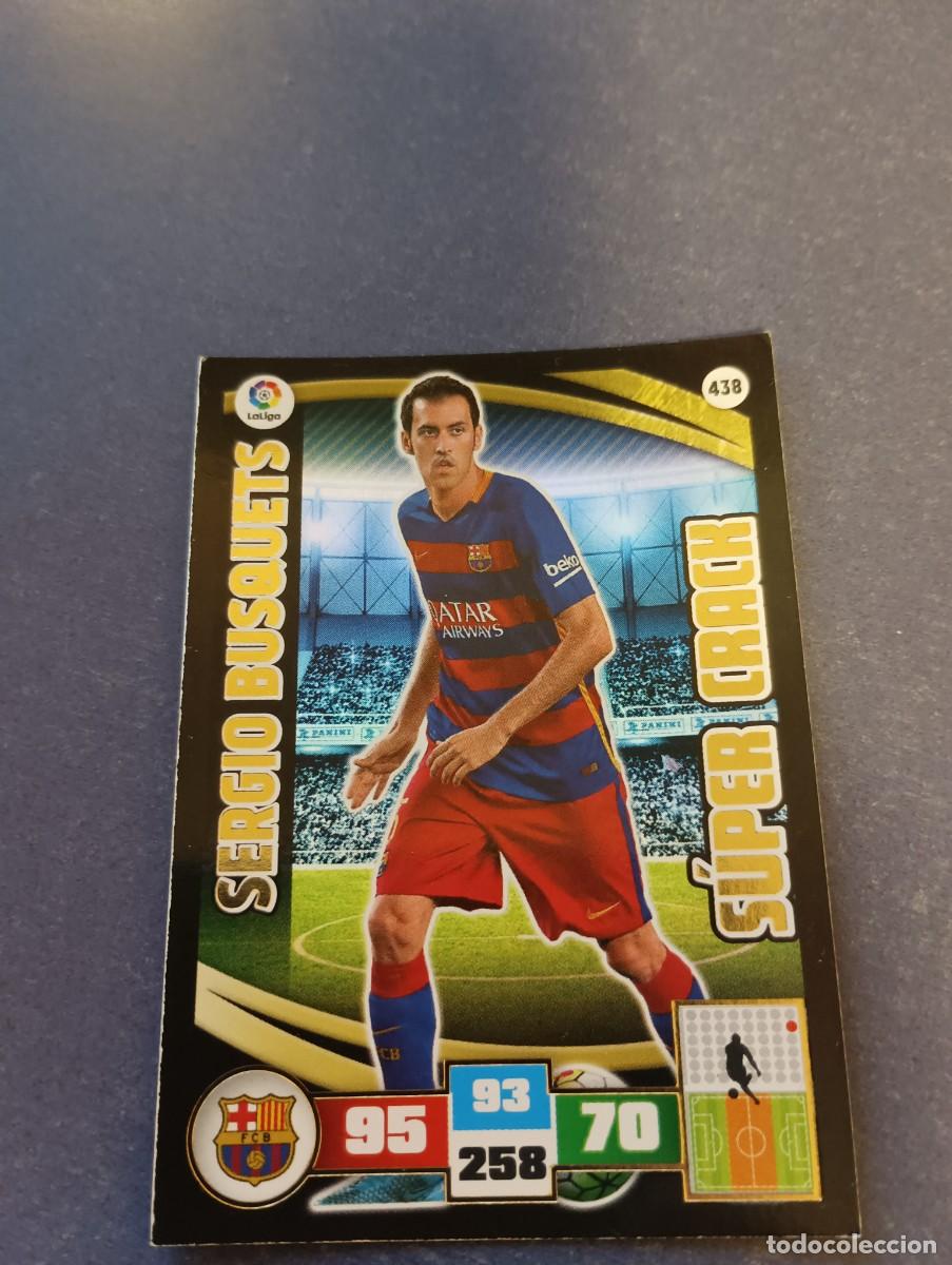 Coleccionismo cromos antiguos: SERGIO BUSQUETS SUPER CRACK 15-16 - Foto 1