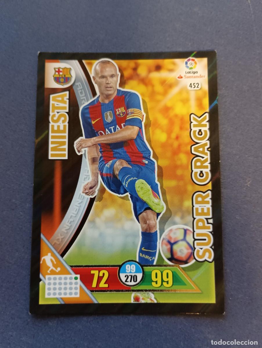 Coleccionismo cromos antiguos: INIESTA SUPER CRACK 16-17 - Foto 1