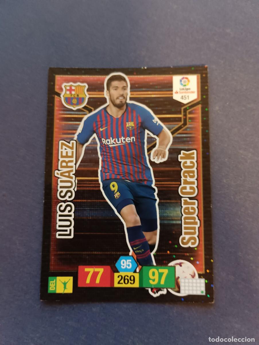 Coleccionismo cromos antiguos: LUIS SU&Aacute;REZ SUPER CRACK 18-19 - Foto 1