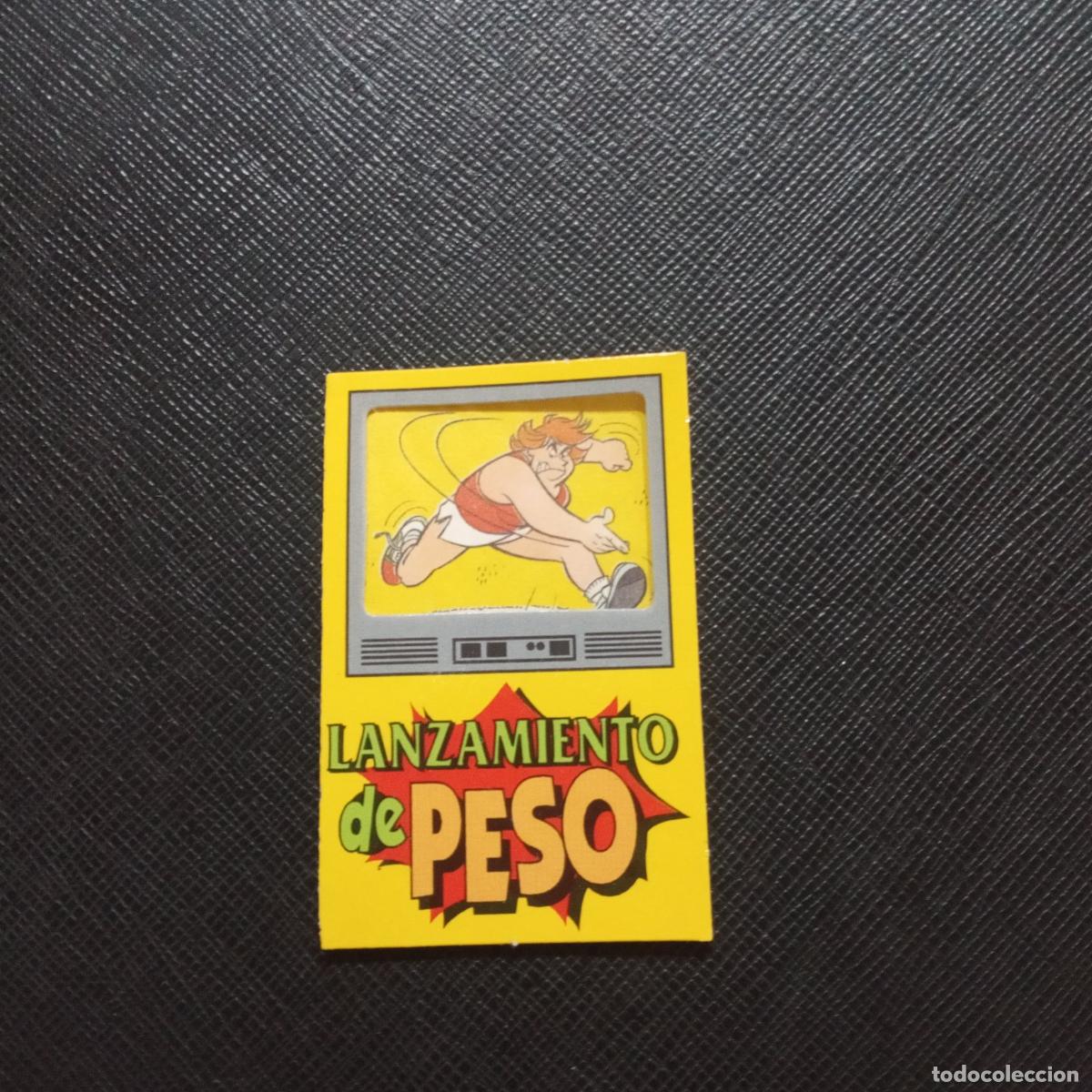 Collectable Antique Stickers: LANZAMIENTO DE PESO BOLLYCAO CANAL LOCO CROMO - SIN PEGAR - A91 PG24