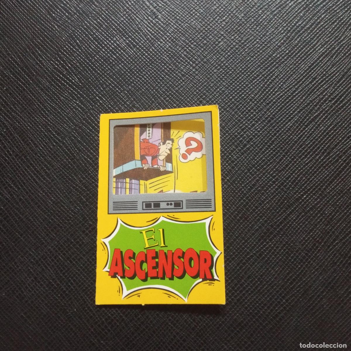 Collectable Antique Stickers: EL ASCENSOR BOLLYCAO CANAL LOCO CROMO - SIN PEGAR - A91 PG31