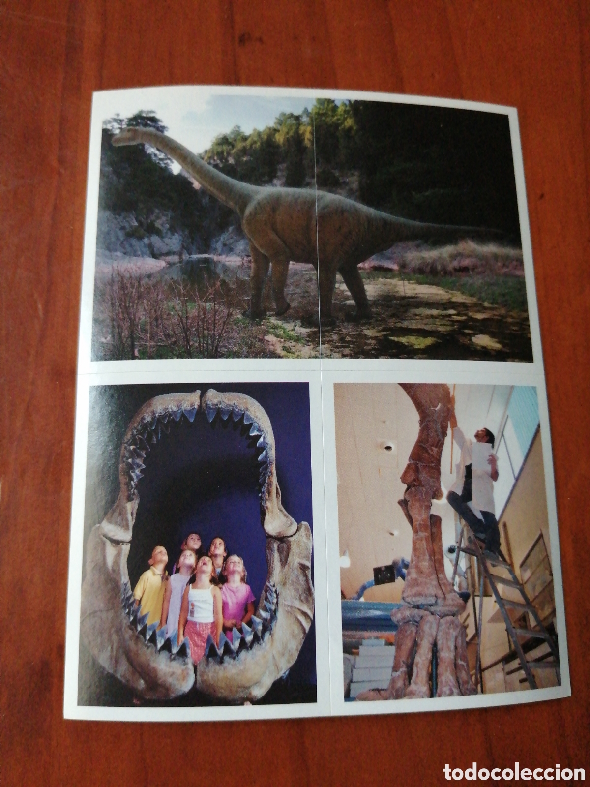 Coleccionismo cromos antiguos: LAMINA CROMOS DINOSAURIOS MARCA ESPECIALES E16 E10 E2 E9 PLANCHA - Foto 1