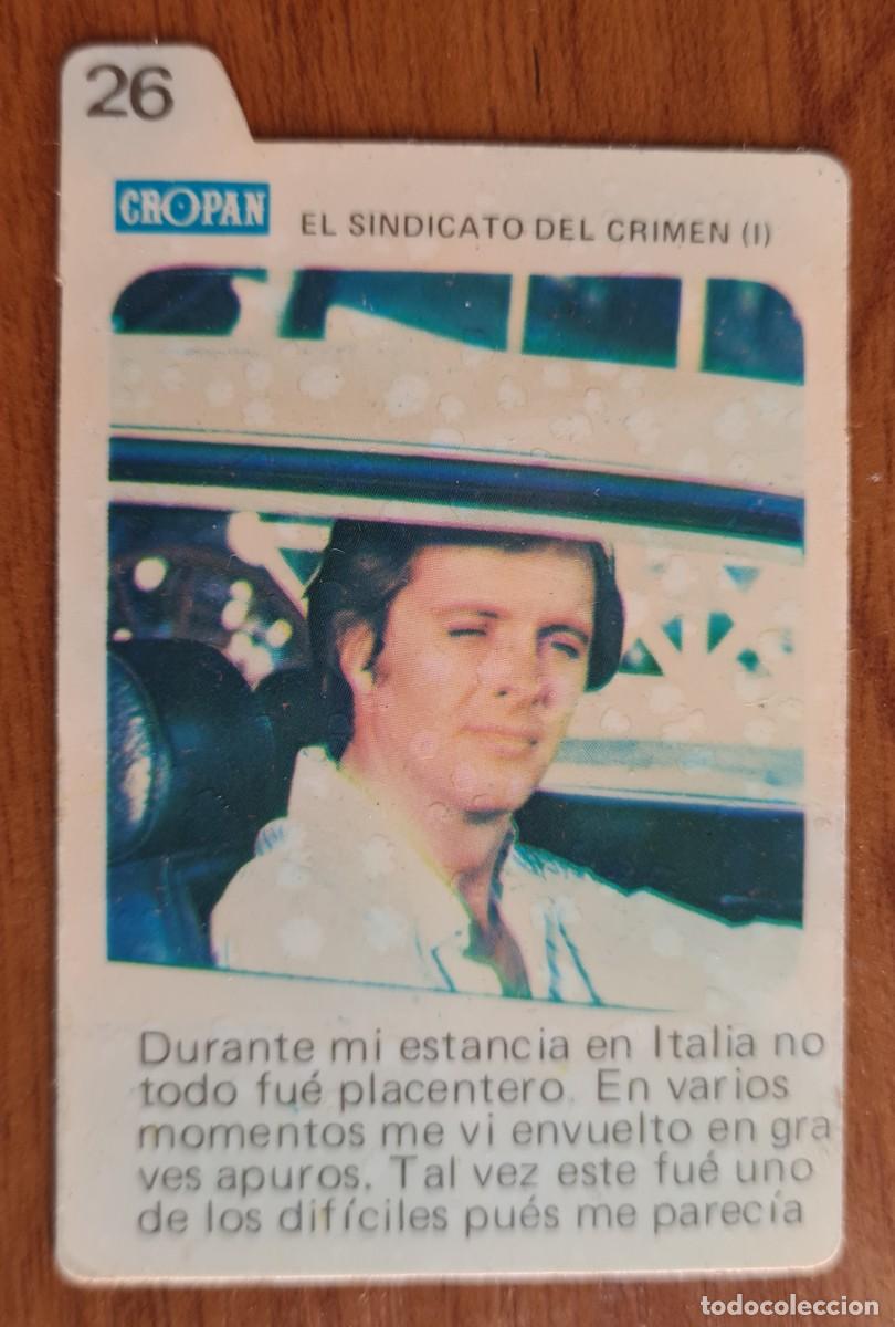 Coleccionismo Cromos antiguos: CROPAN - El archivo secreto de EL SANTO n&ordm; 26