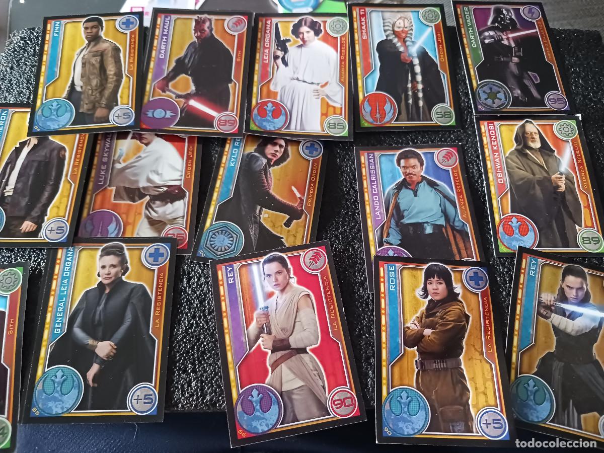 Collezionismo Figurine antiche: lote de 60 cromos de Star Wars-Carrefour, algunos repetidos