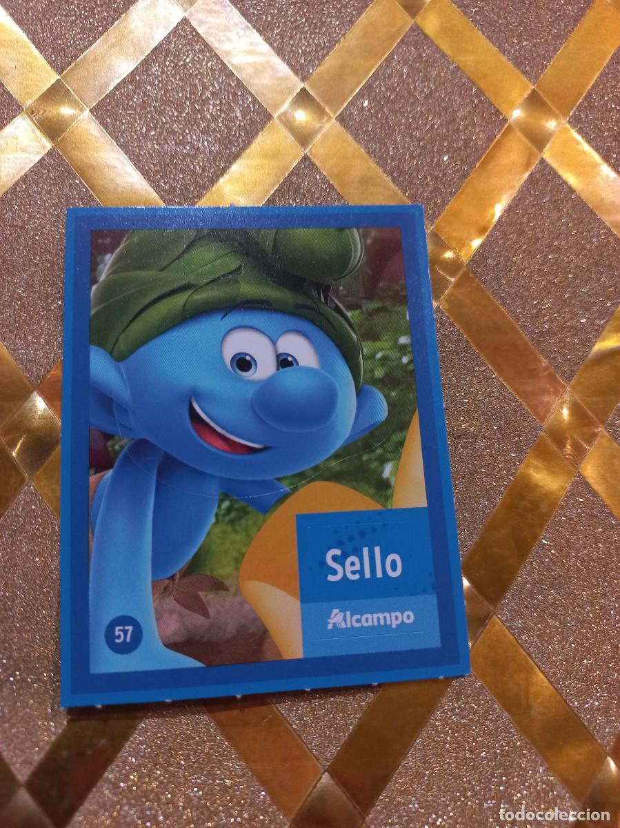 Coleccionismo Cromos antiguos: CROMO NUMERO 57 DE CUIDANDO EL PLANETA CON LOS PITUFOS ALCAMPO !