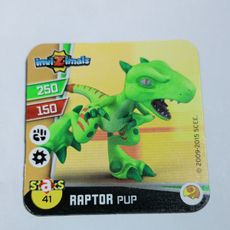 Invizimals Rattleraptor invizimals stacks 41 raptor pup imán - Compra venta en todocoleccion