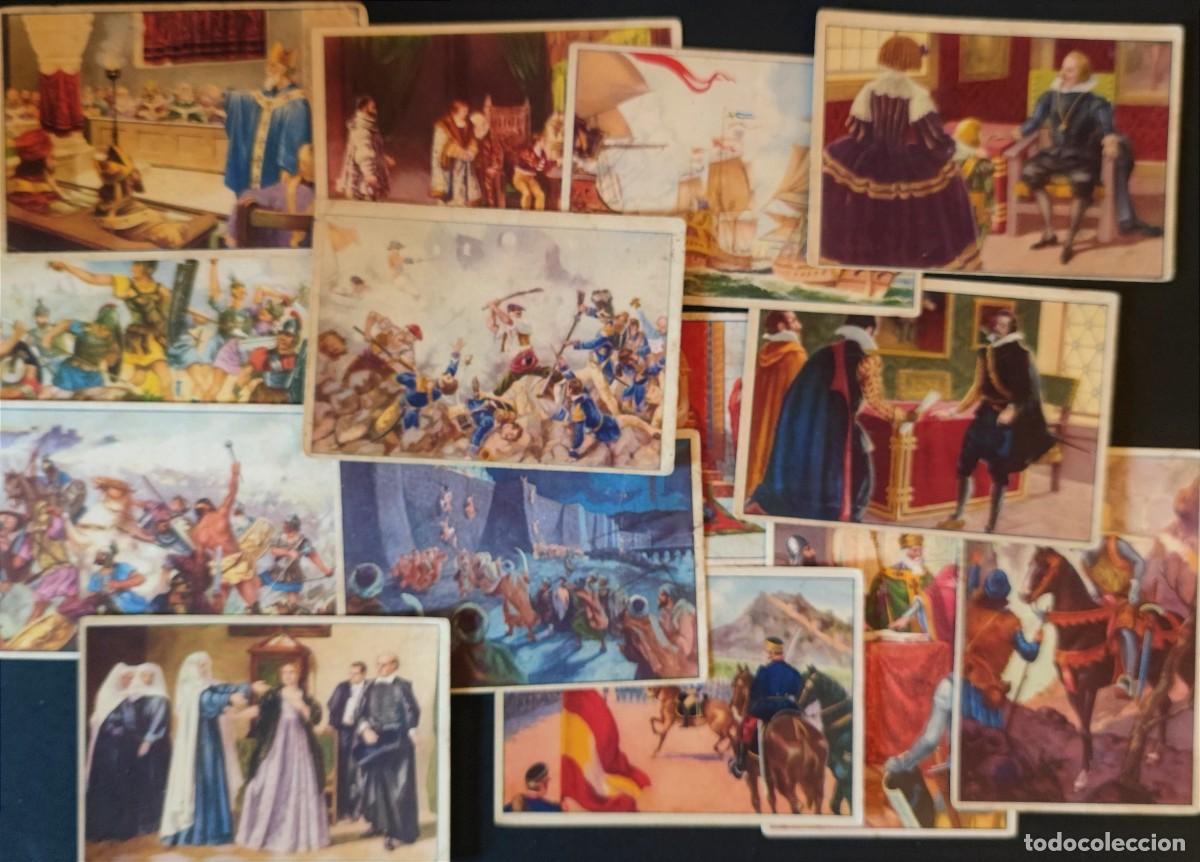 Coleccionismo cromos antiguos: CROMOS - HISTORIA DE ESPA&Ntilde;A - Foto 1