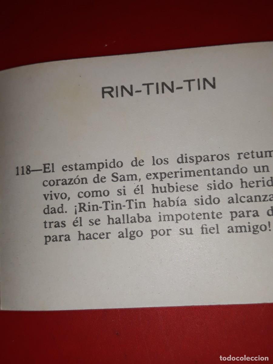 Coleccionismo cromos antiguos: RIN TIN TIN. Marco cromo # 118 - Foto 2