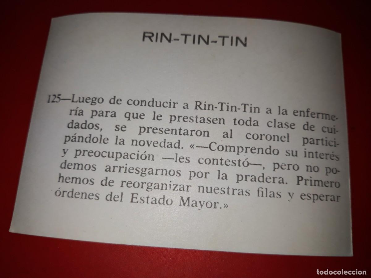 Coleccionismo cromos antiguos: RIN TIN TIN. Marco cromo # 125 - Foto 2