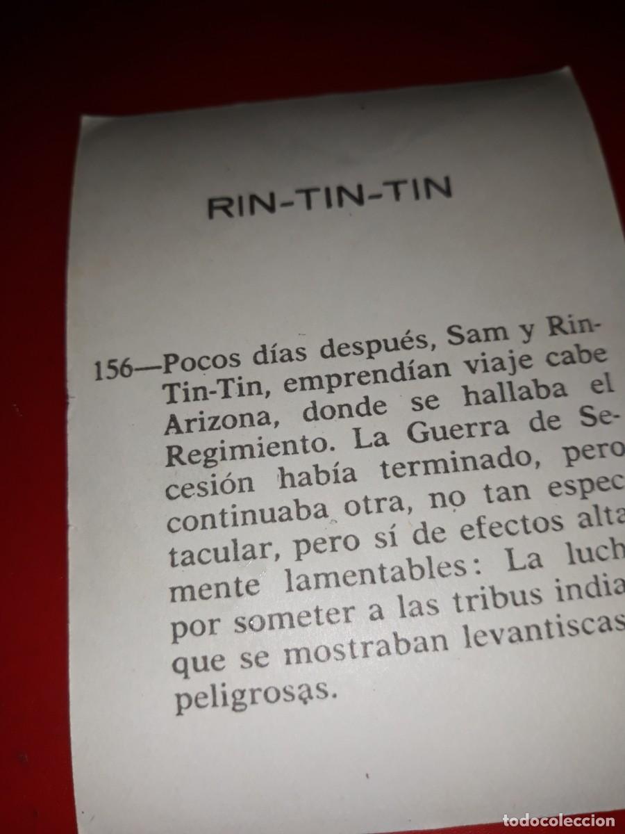Coleccionismo cromos antiguos: RIN TIN TIN. Marco cromo # 156 - Foto 2