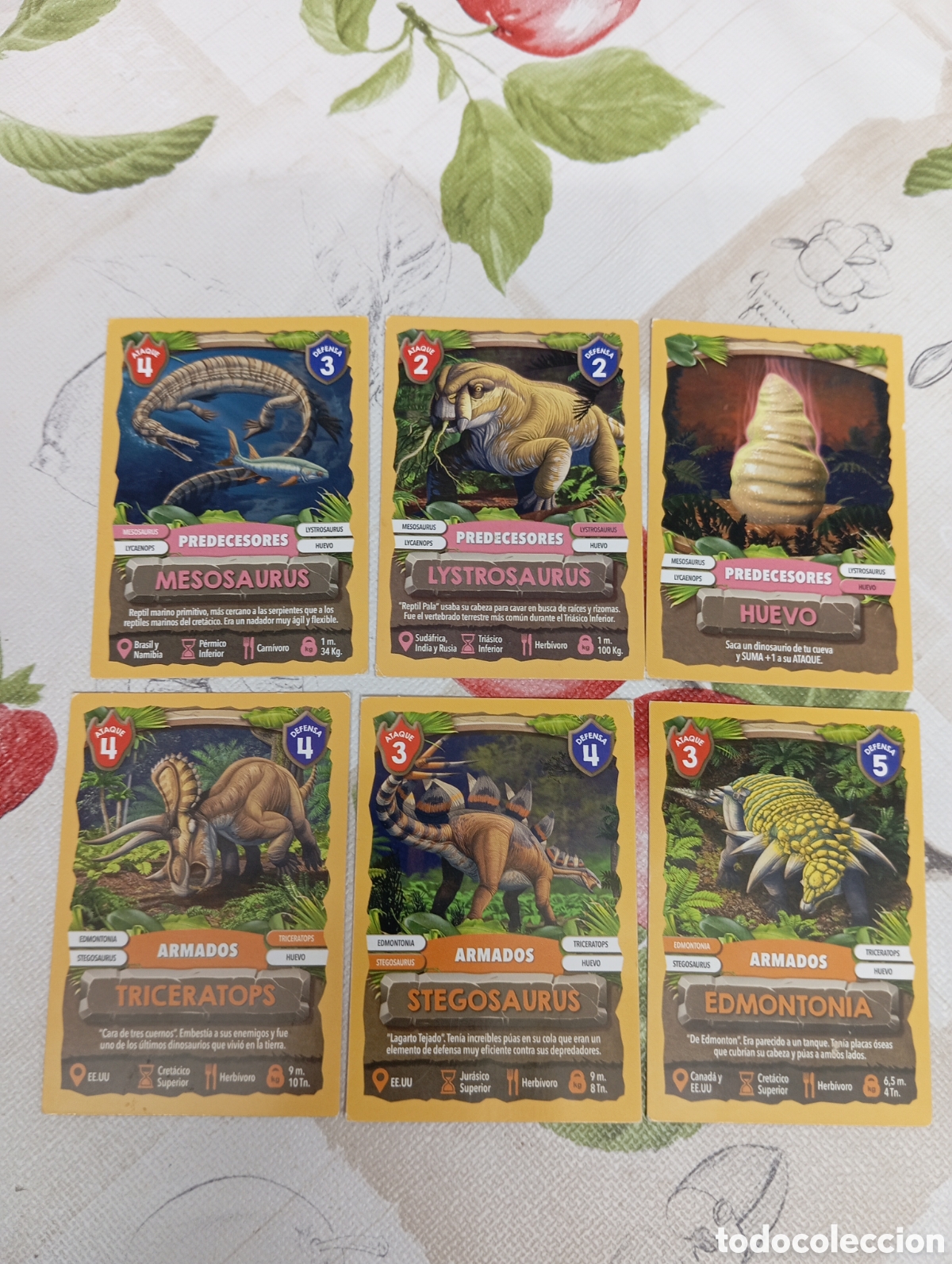 Coleccionismo cromos antiguos: DINOWAR Dinosaurus Cartas cromos - Foto 1