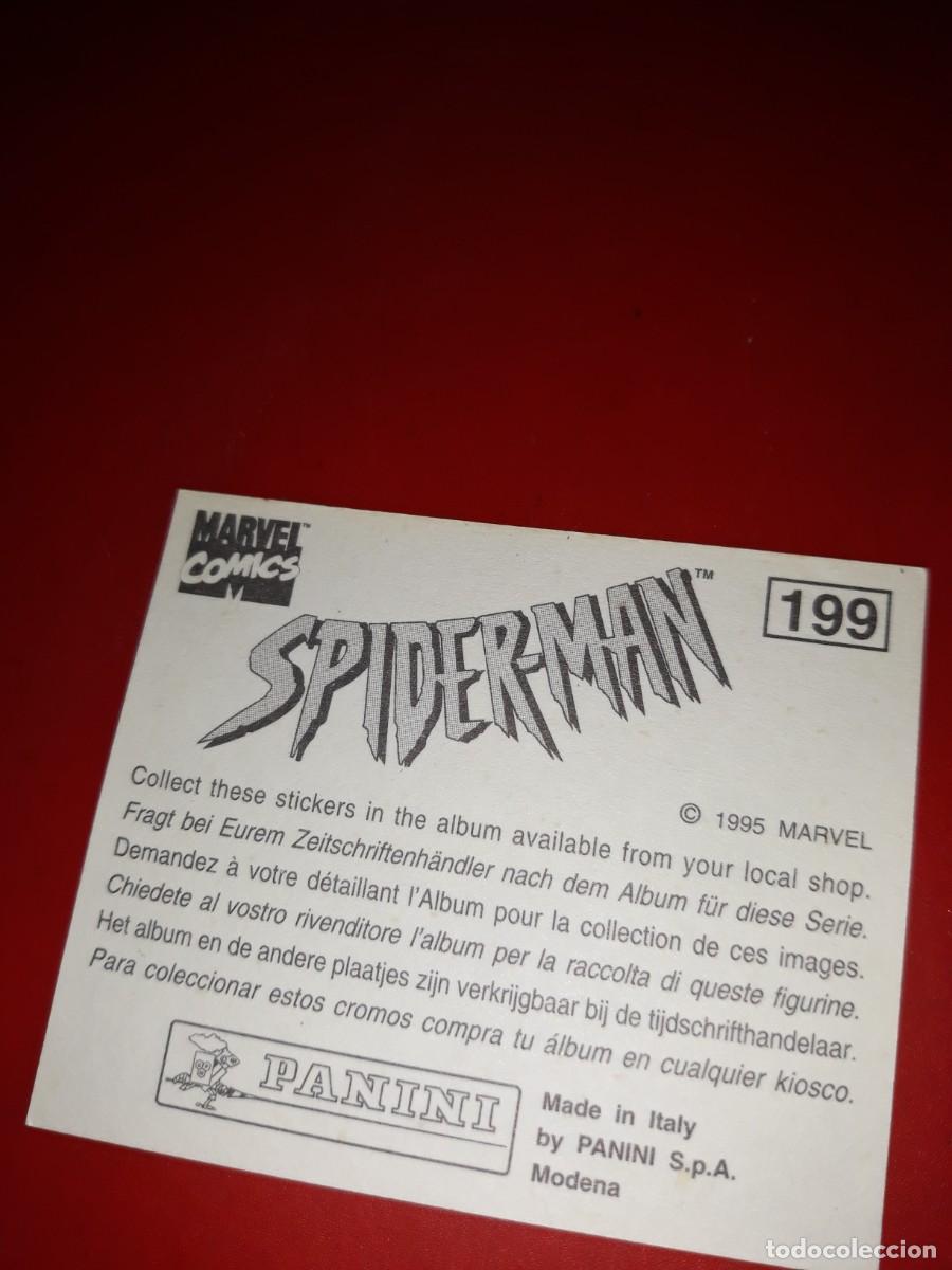 Coleccionismo cromos antiguos: SPIDERMAN Panini 1985 cromo # 199 - Foto 2