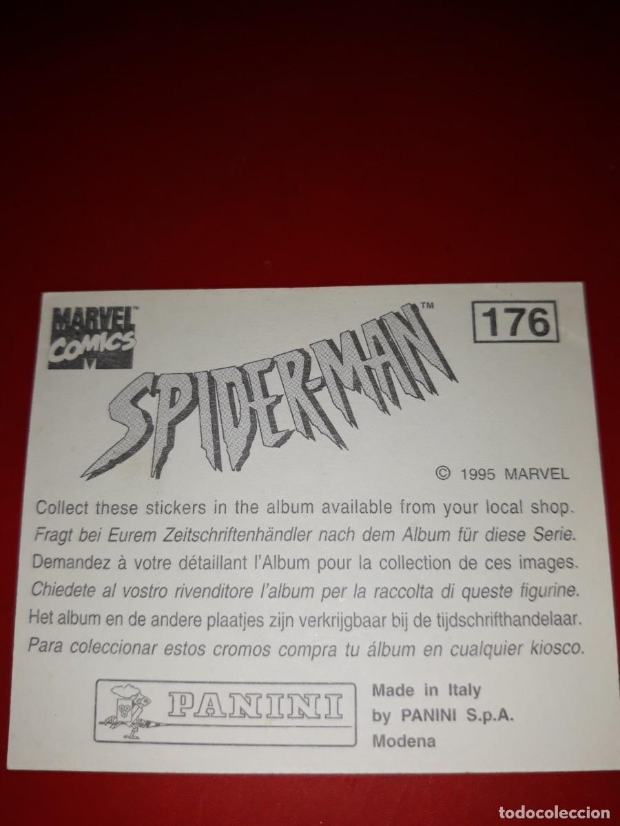 Coleccionismo cromos antiguos: SPIDERMAN Panini 1985 cromo # 176 - Foto 2