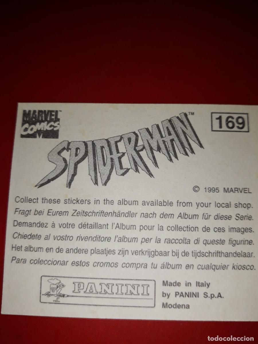 Coleccionismo cromos antiguos: SPIDERMAN Panini 1985 cromo # 169 - Foto 2