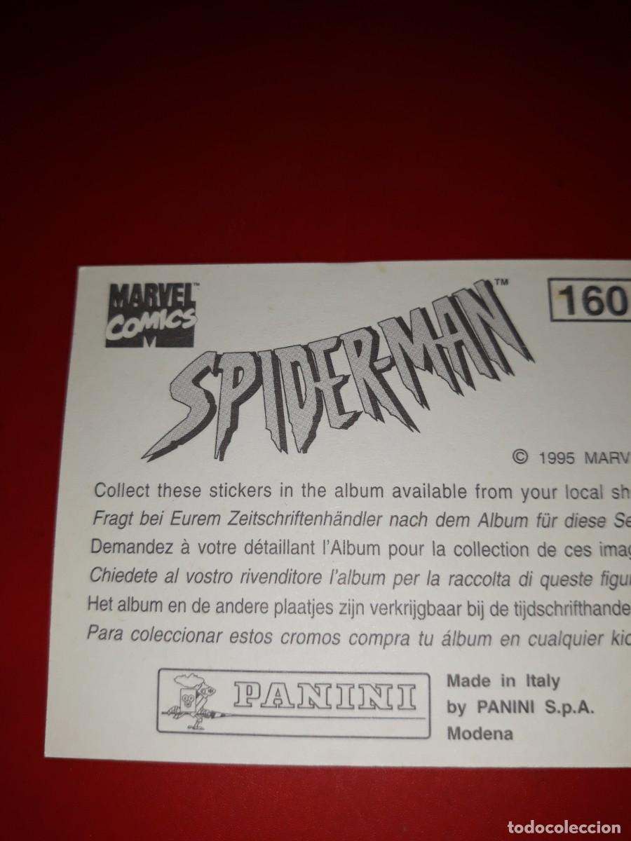 Coleccionismo cromos antiguos: SPIDERMAN Panini 1985 cromo # 160 - Foto 2