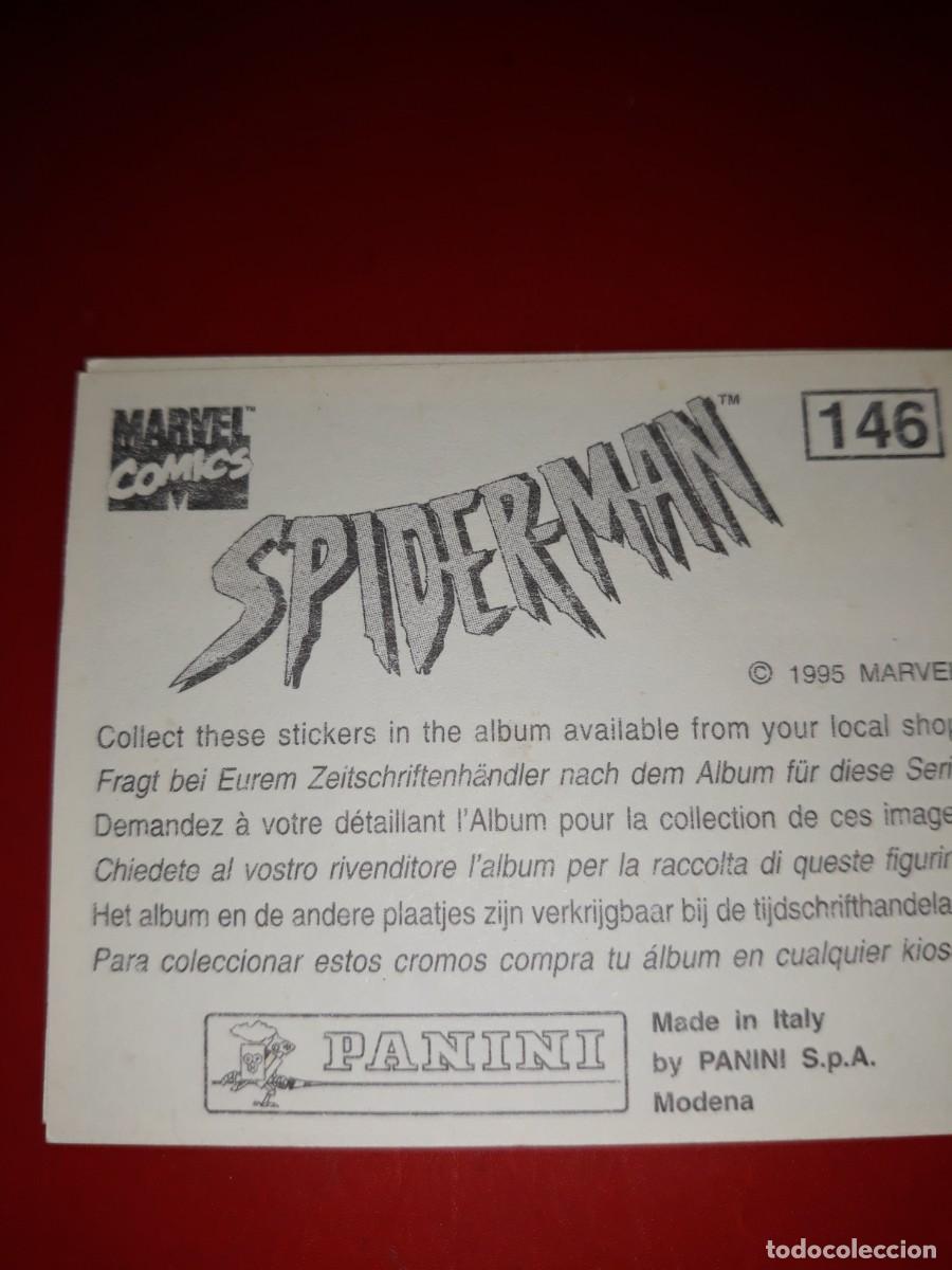 Coleccionismo cromos antiguos: SPIDERMAN Panini 1985 cromo # 146 - Foto 2