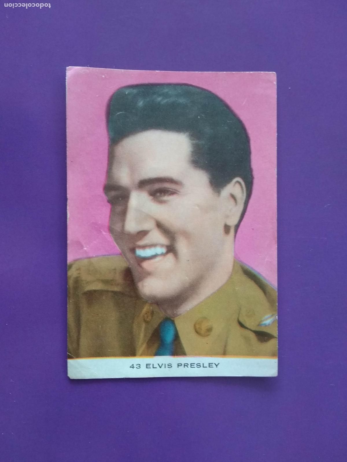 Coleccionismo cromos antiguos: CROMO DE ELVIS PRESLEY N&ordm; 43 - Foto 1