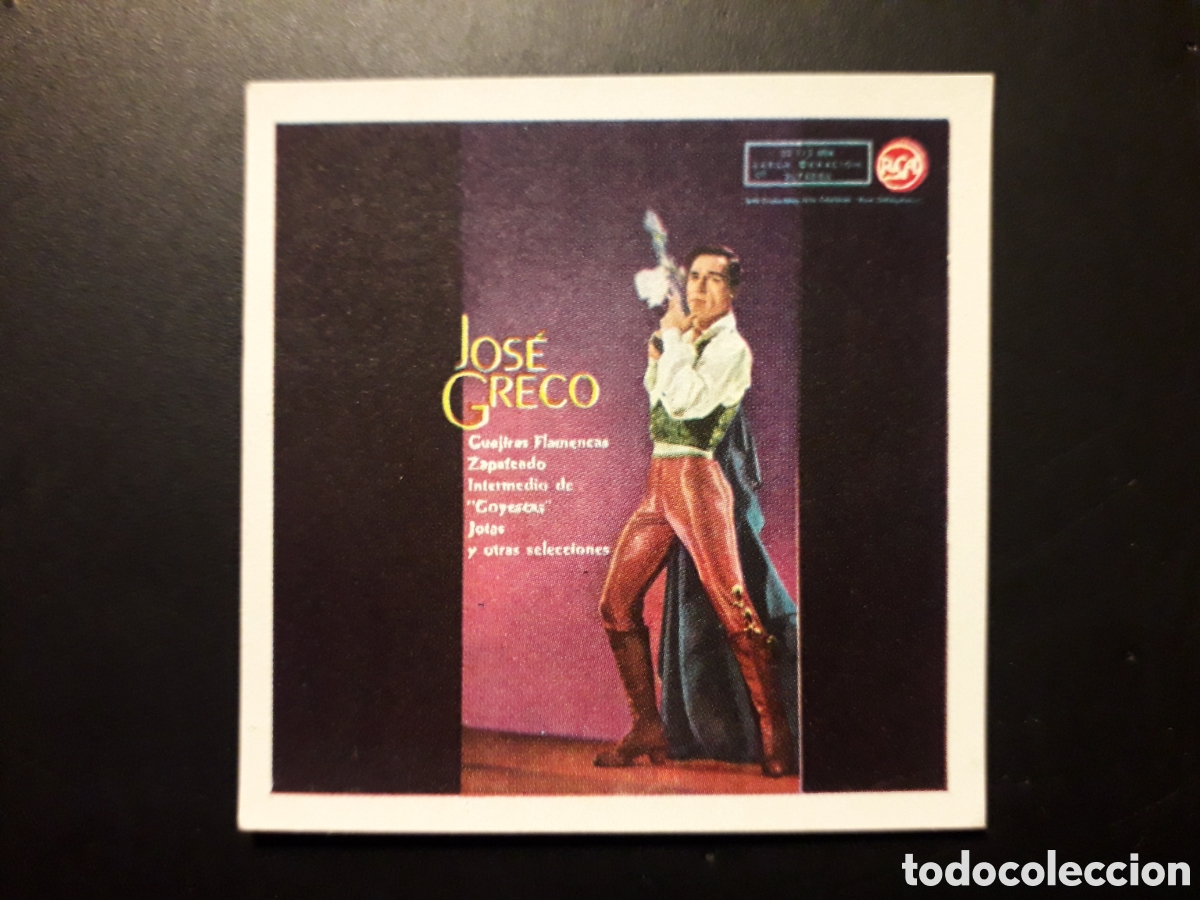 Collectionnisme Cartes &agrave; collectionner anciennes: JOS&Eacute; GRECO N&deg; 87 ALBUM DISC-CROM 1960 SIN PEGAR PEDIDO M&Iacute;NIMO 3&euro;