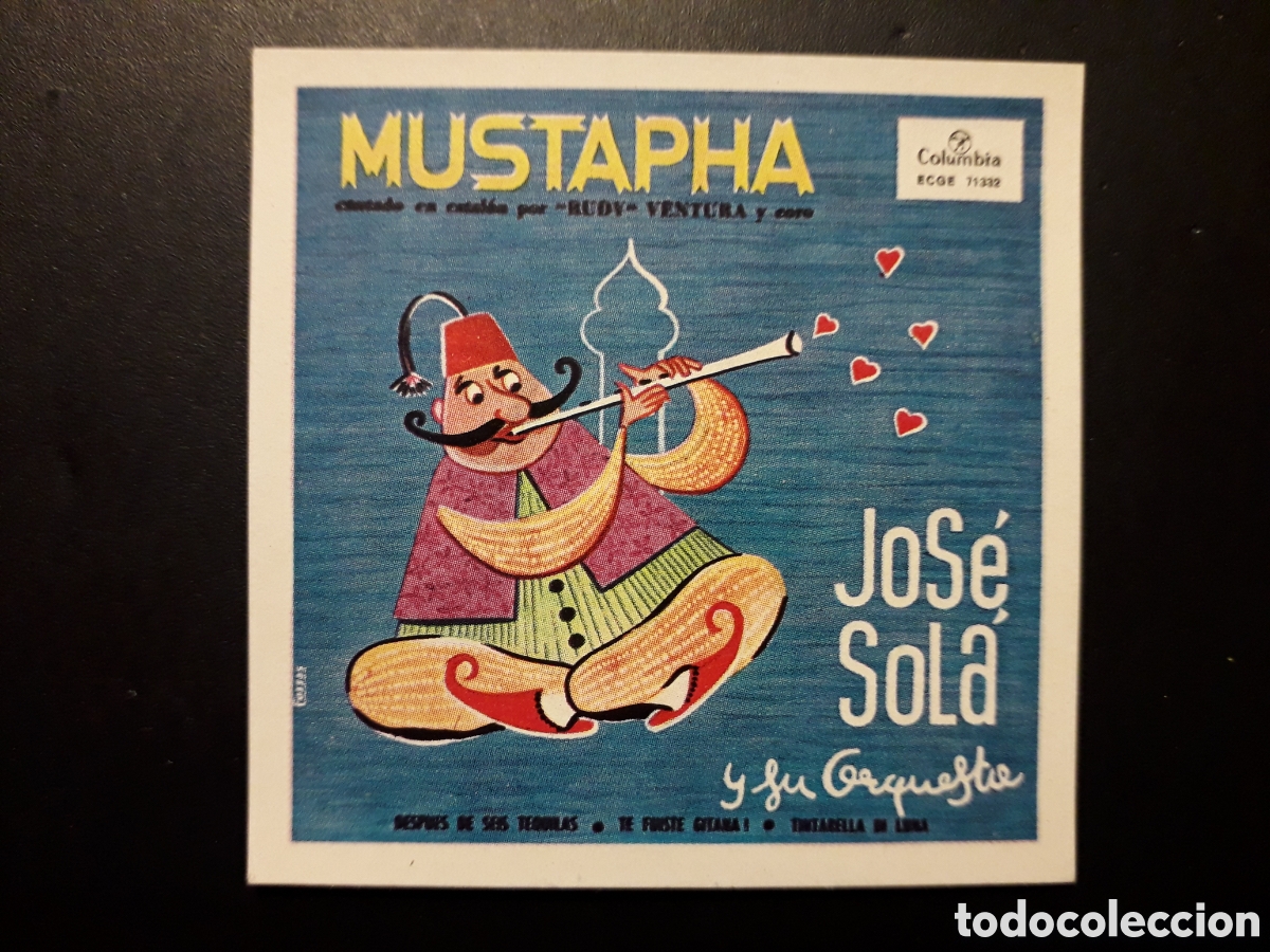 Collectionnisme Cartes &agrave; collectionner anciennes: JOS&Eacute; SOLA Y SU ORQUESTA, MUSTAPHA N&deg; 53 ALBUM DISC-CROM 1960 SIN PEGAR PEDIDO M&Iacute;NIMO 3&euro;
