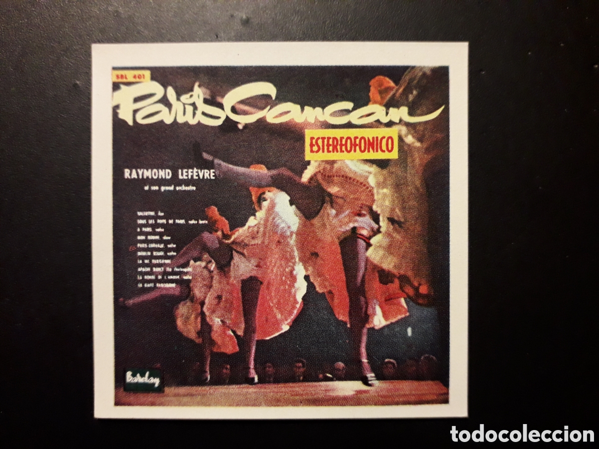 Collectionnisme Cartes &agrave; collectionner anciennes: PAR&Iacute;S CANCAN N&deg; 57 ALBUM DISC-CROM 1960 SIN PEGAR PEDIDO M&Iacute;NIMO 3&euro;
