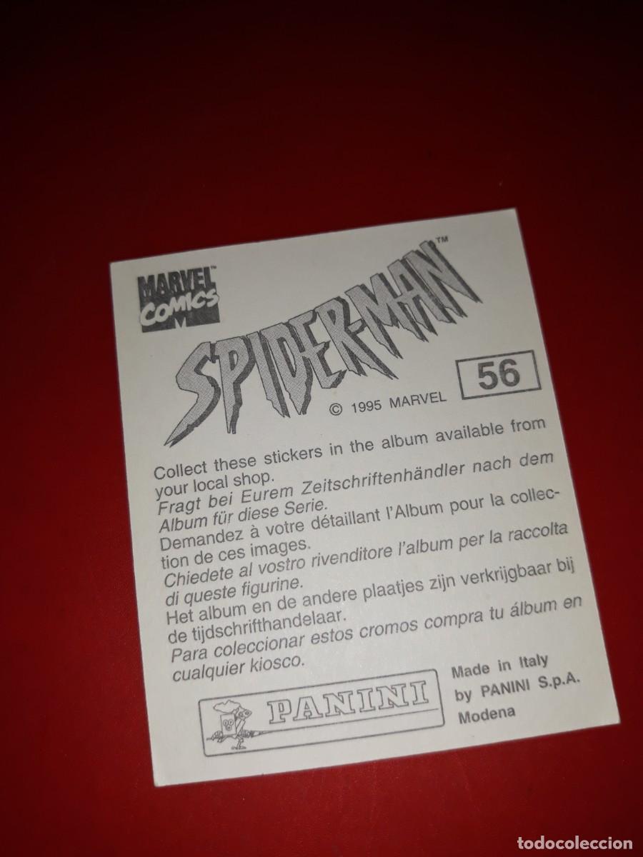 Coleccionismo cromos antiguos: SPIDERMAN Panini 1985 cromo # 56 - Foto 2