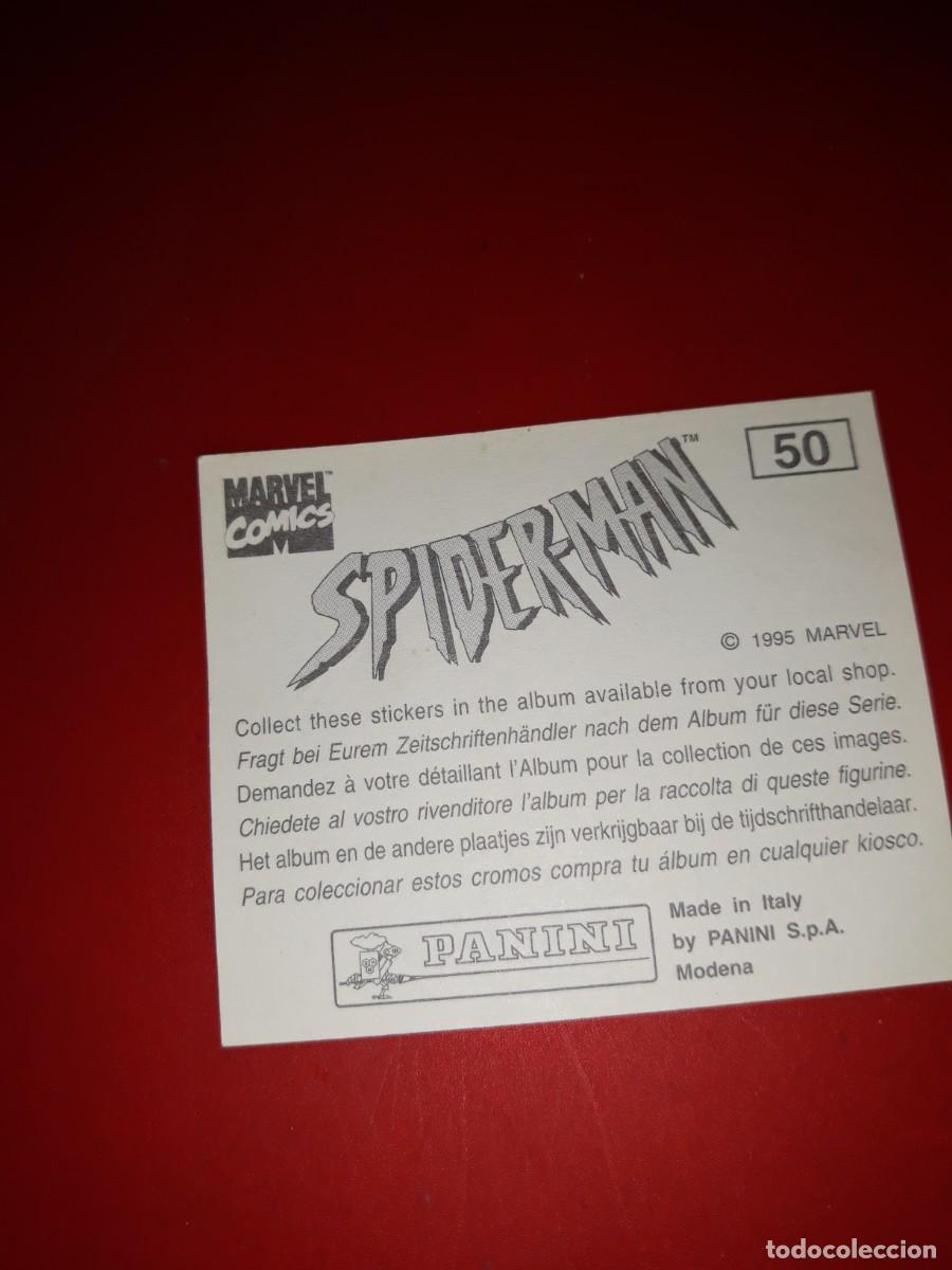 Coleccionismo cromos antiguos: SPIDERMAN Panini 1985 cromo # 50 - Foto 2