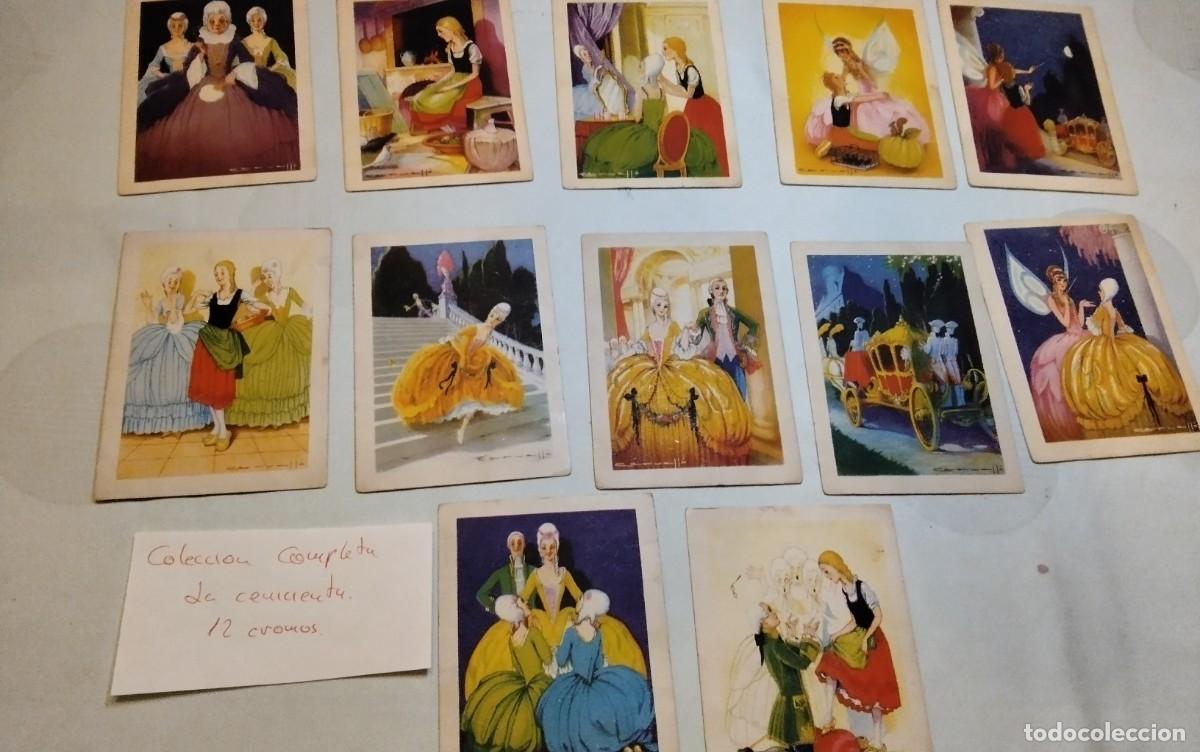 Coleccionismo cromos antiguos: COLECCION COMPLETA DE CROMOS COLECCION LA CENICIENTA - Foto 2