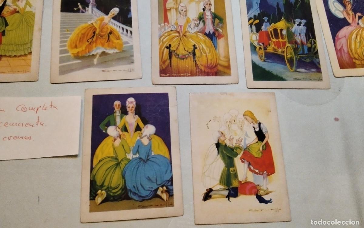 Coleccionismo cromos antiguos: COLECCION COMPLETA DE CROMOS COLECCION LA CENICIENTA - Foto 6