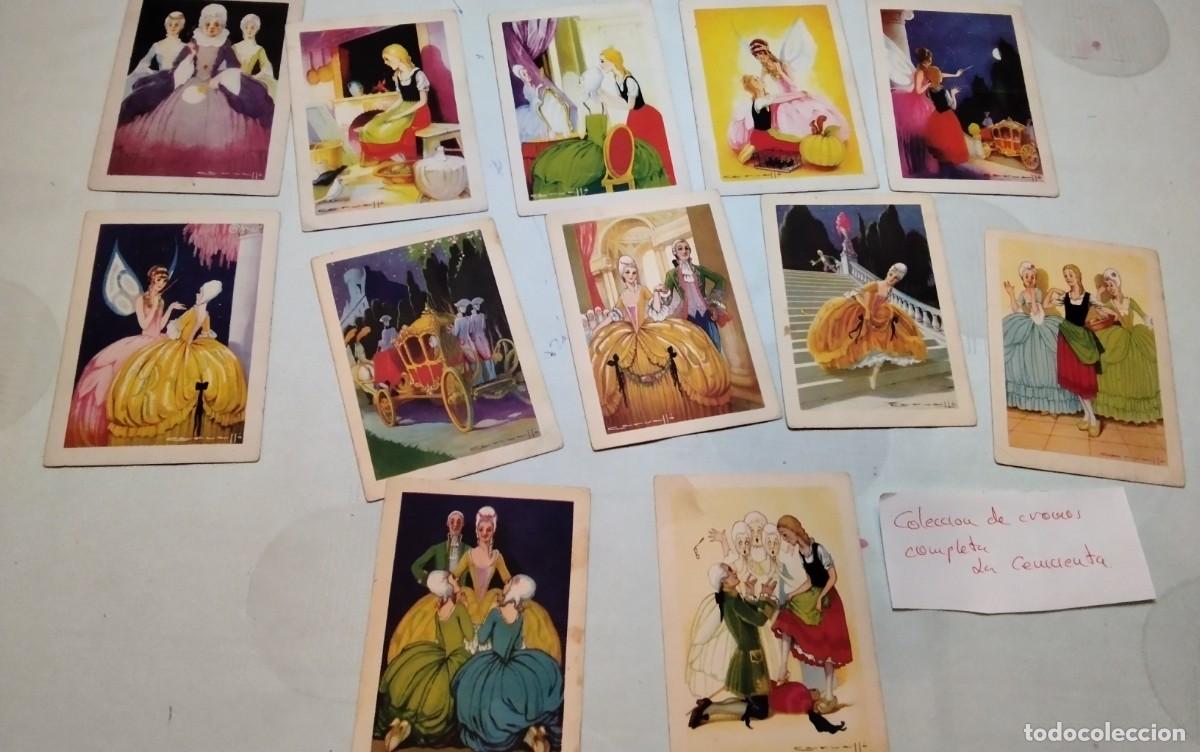 Coleccionismo cromos antiguos: COLECCION DE CROMOS COMPLETA &rdquo; LA CENICIENTA&rdquo; - Foto 1