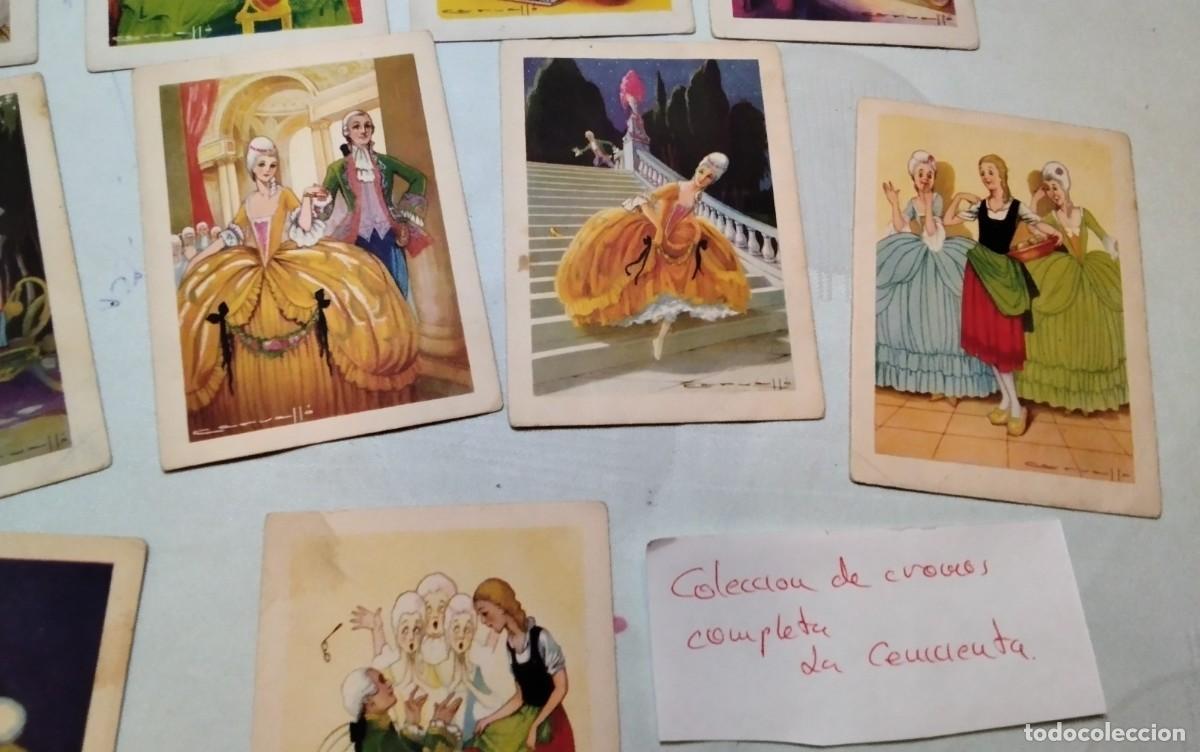 Coleccionismo cromos antiguos: COLECCION DE CROMOS COMPLETA &rdquo; LA CENICIENTA&rdquo; - Foto 5
