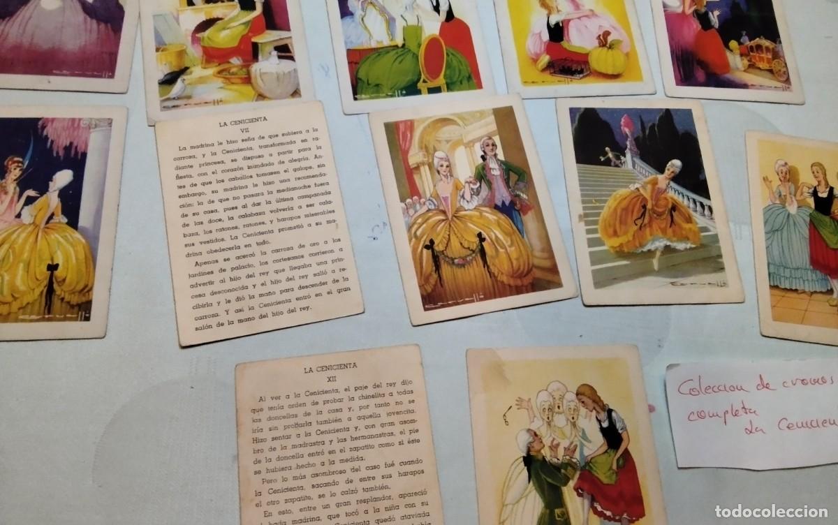 Coleccionismo cromos antiguos: COLECCION DE CROMOS COMPLETA &rdquo; LA CENICIENTA&rdquo; - Foto 10