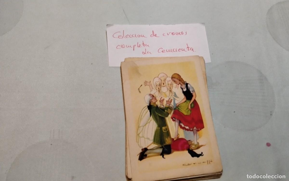Coleccionismo cromos antiguos: COLECCION DE CROMOS COMPLETA &rdquo; LA CENICIENTA&rdquo; - Foto 12