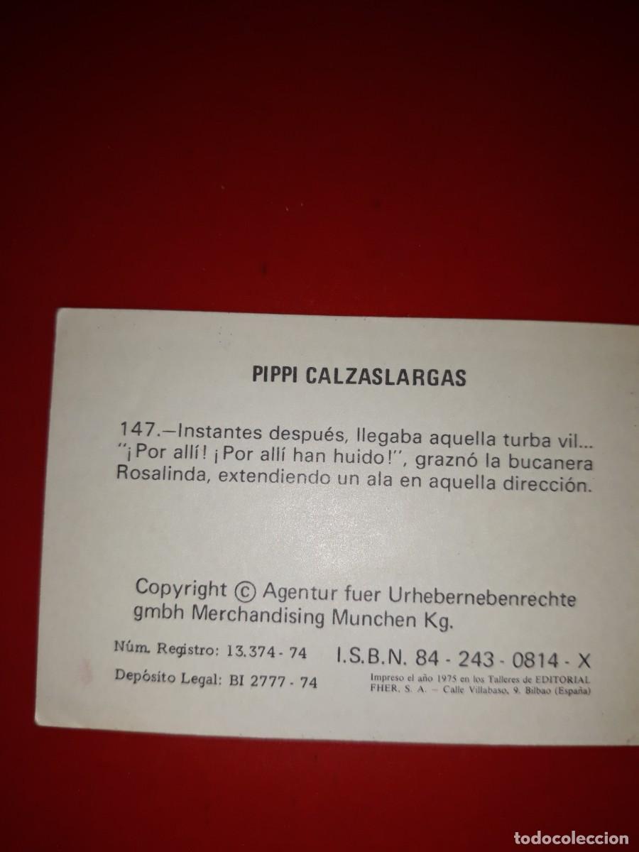 Coleccionismo cromos antiguos: PIPPI CALZASLARGAS cromo # 147 - Foto 2