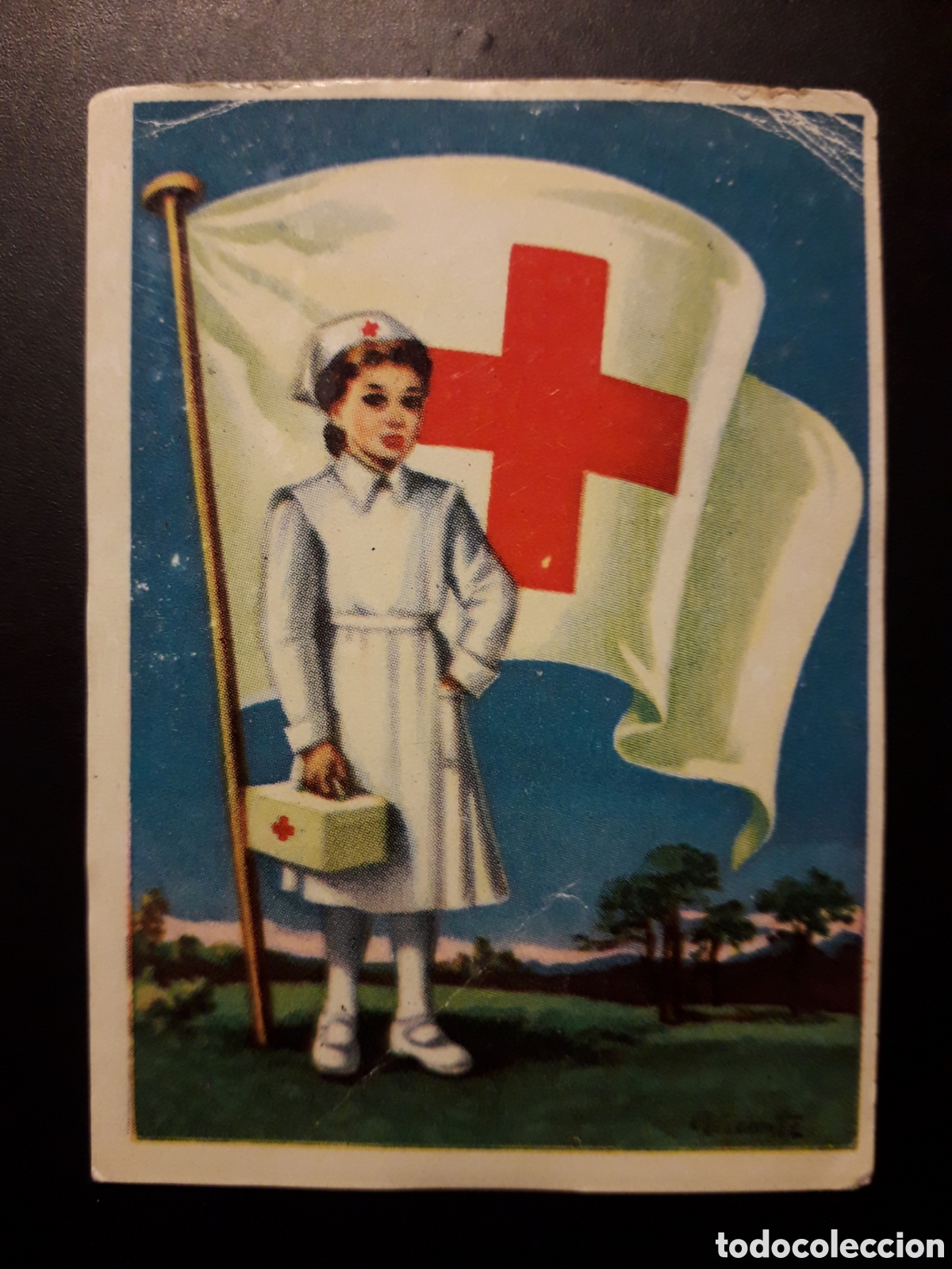 Sammeln alte Sammelbilder: CRUZ ROJA BANDERAS DEL UNIVERSO N&deg; 126 ED BRUGUERA 1956 SIN PEGAR, ARRUGAS PEDIDO M&Iacute;NIMO 3&euro;
