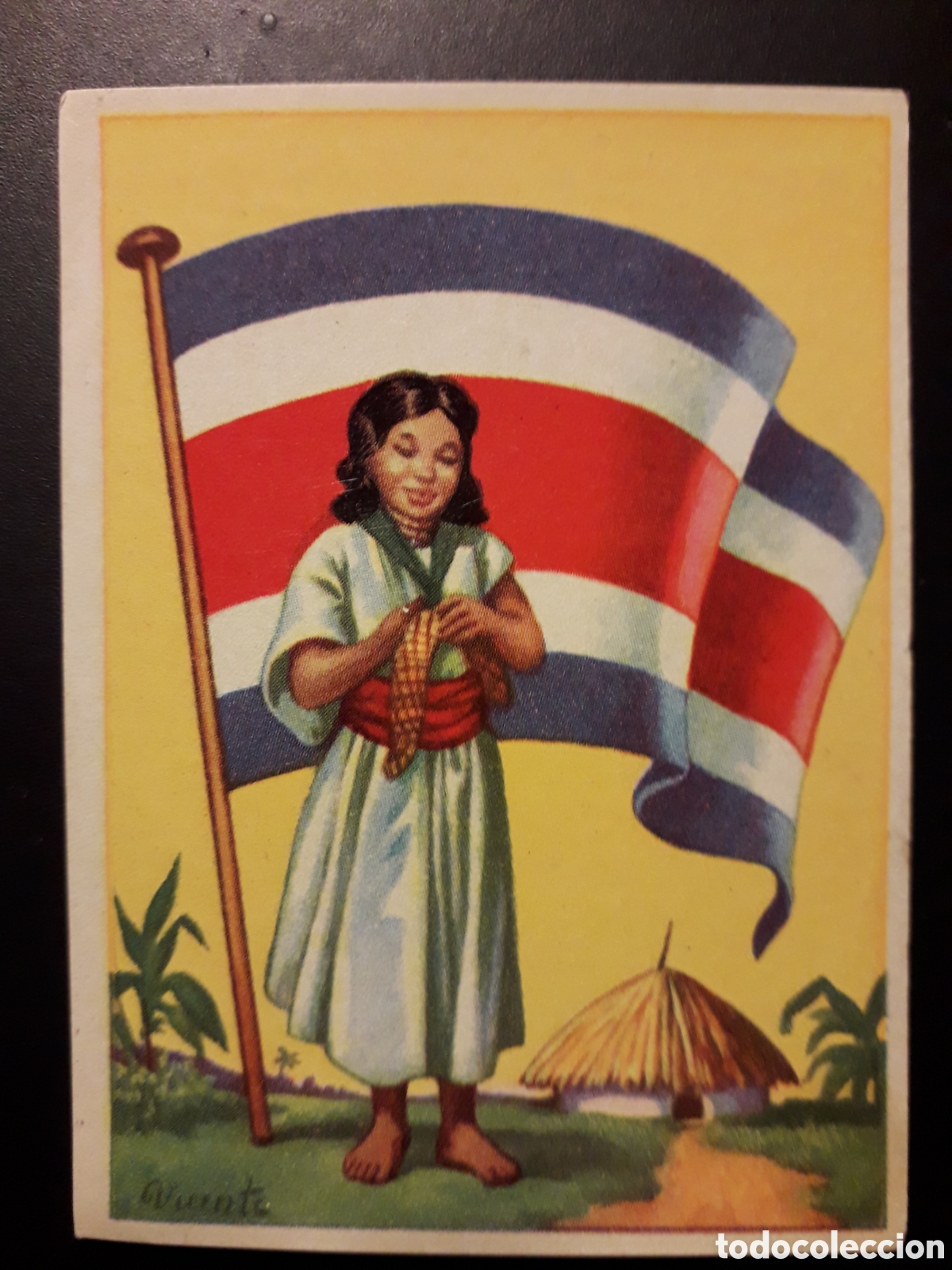 Sammeln alte Sammelbilder: COSTA RICA BANDERAS DEL UNIVERSO N&deg; 47 ED BRUGUERA 1956 SIN PEGAR PEDIDO M&Iacute;NIMO 3&euro;