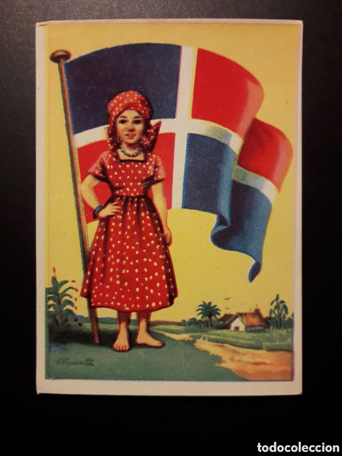Sammeln alte Sammelbilder: REP&Uacute;BLICA DOMINICANA BANDERAS DEL UNIVERSO N&deg; 50 ED BRUGUERA 1956 SIN PEGAR PEDIDO M&Iacute;NIMO 3&euro;.