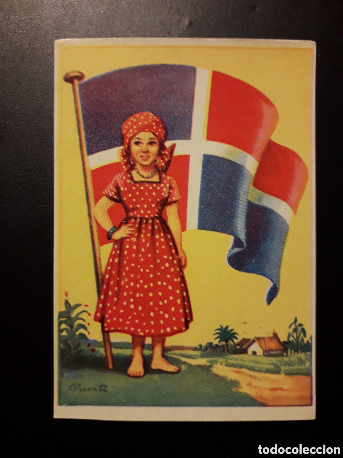 Sammeln alte Sammelbilder: REP&Uacute;BLICA DOMINICANA BANDERAS DEL UNIVERSO N&deg; 50 ED BRUGUERA 1956 SIN PEGAR PEDIDO M&Iacute;NIMO 3&euro;